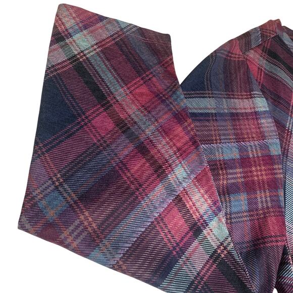 CJ Banks NWT Purple Plaid Tunic Blouse-Size 3X-24/26 - Picture 4 of 6